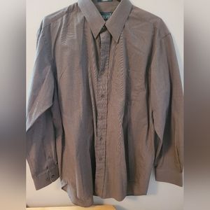 🩵 Brown long sleeve dress shirt